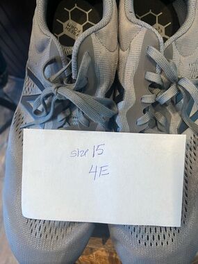 New Balance Gray and White Running Sneakers